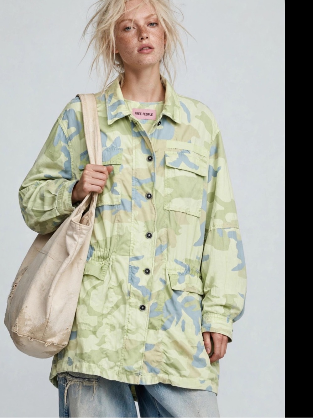Free People Lead the Way camo jacket